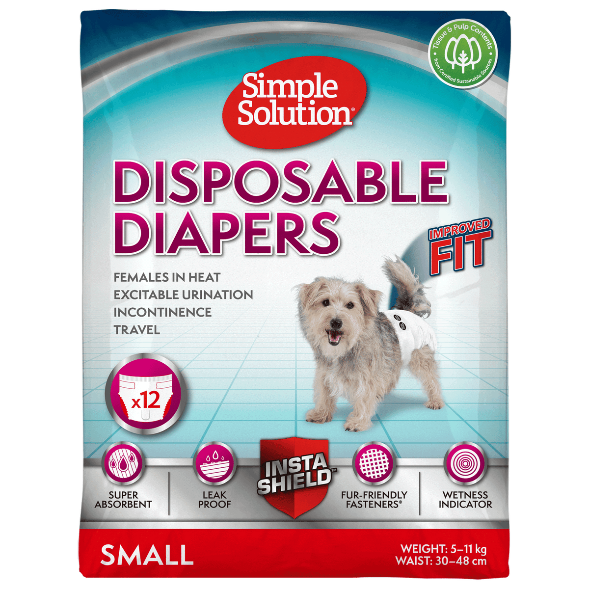S Solution Bitch Disposable Diapers x12 XL
