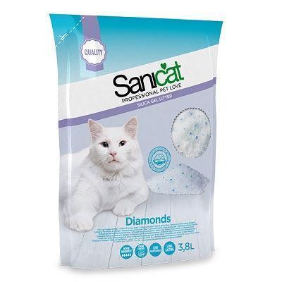 Sanicat Diamonds Cat Litter 3.8L - Case of 4