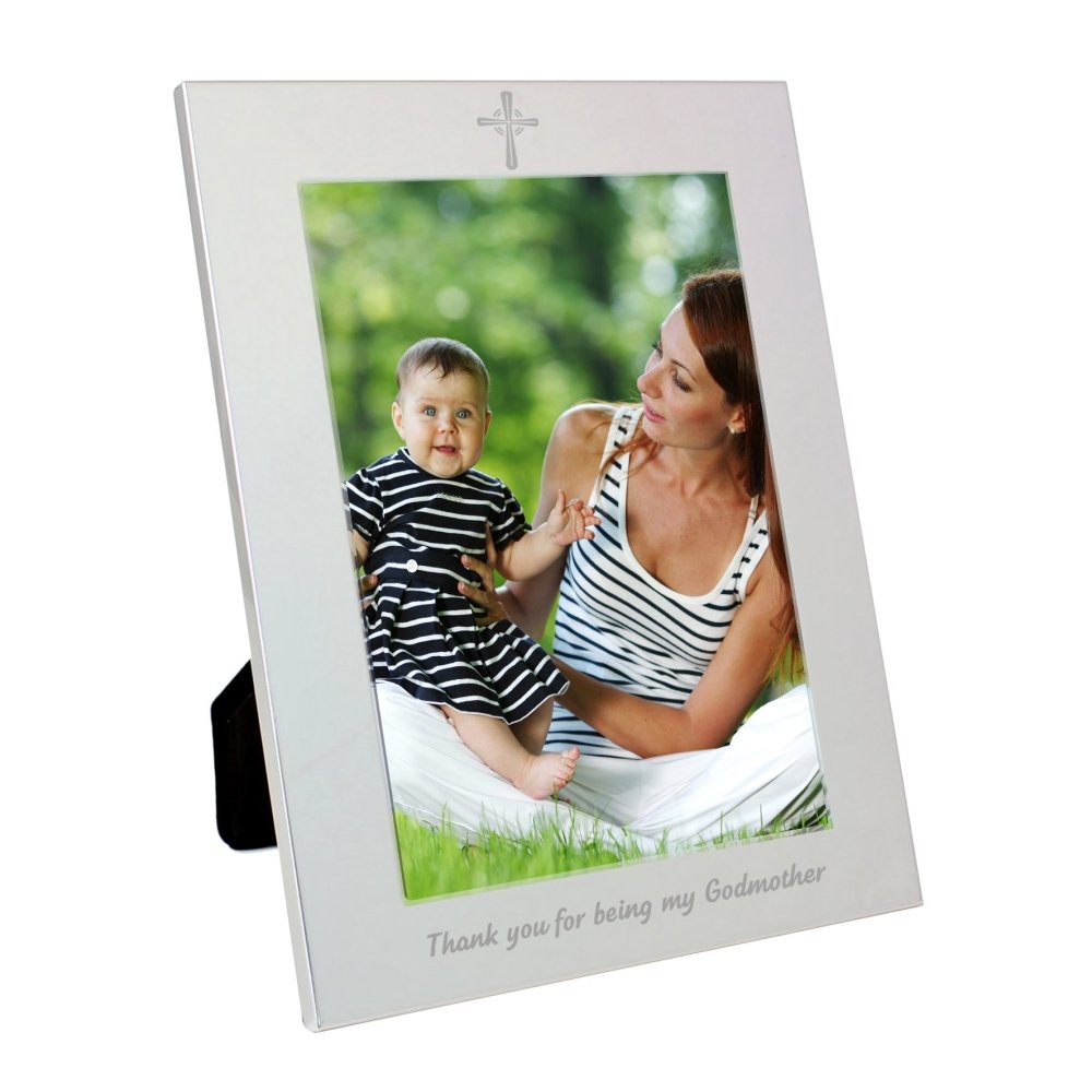 Silver 5x7 Inch Godmother Photo Frame