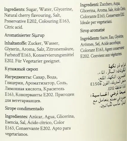 Simply Cherry Syrup