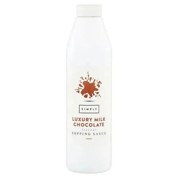 Simply Luxury Milk Chocolate Flavour Topping Sauce 1kg