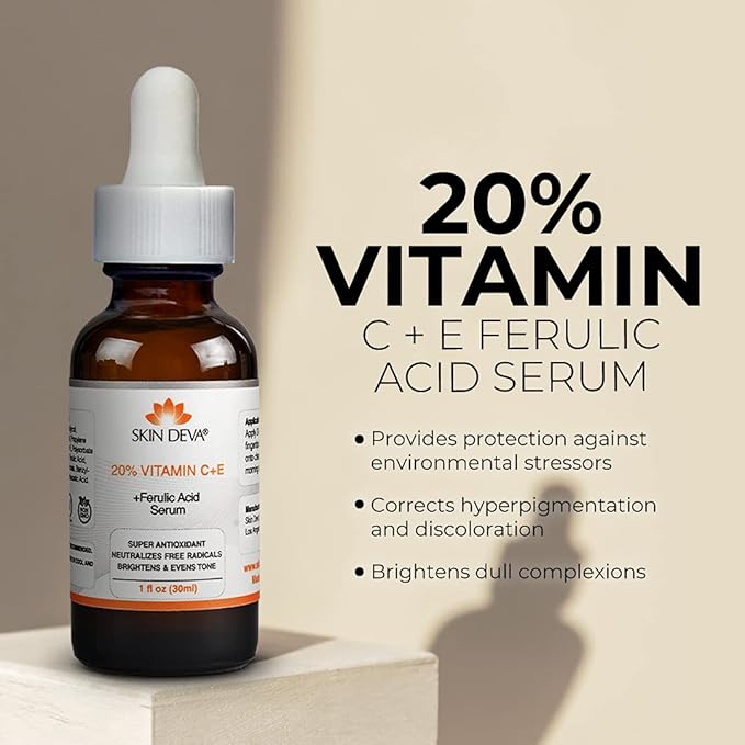 SKIN DEVA 20% Vitamin C + E with Ferulic Acid Serum 30ML
