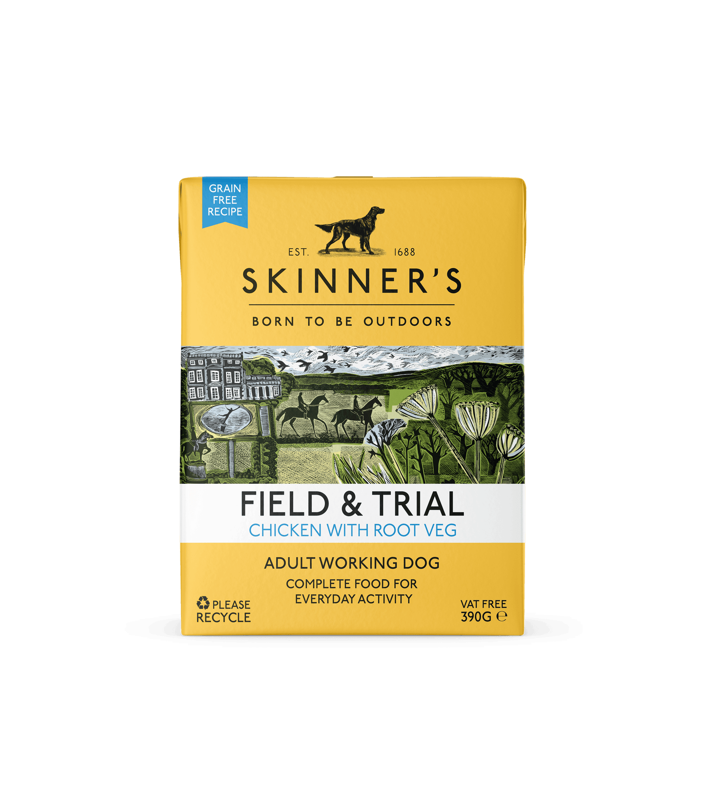 Skinners Field & Trial Adult Grain Free Chicken 18x390g