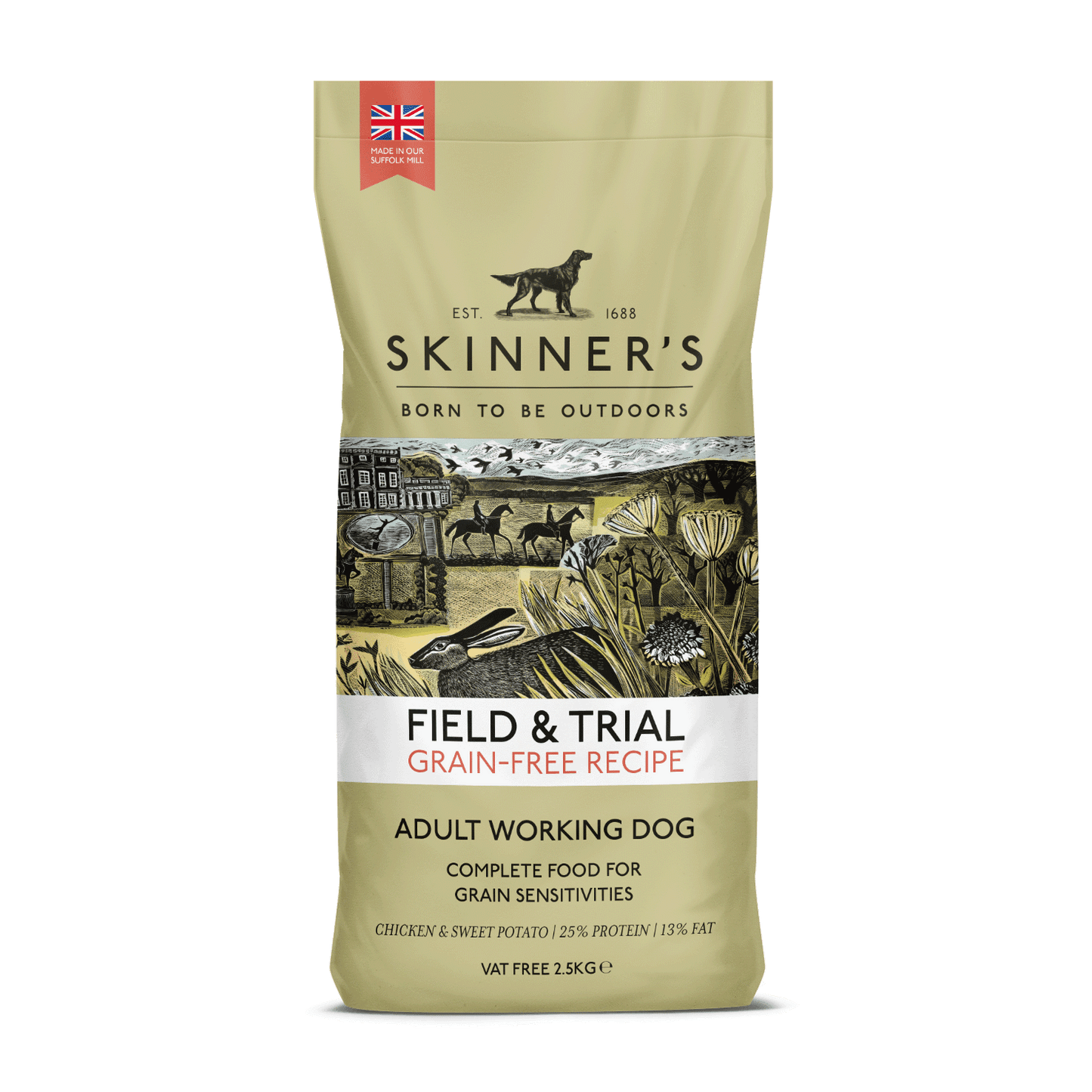 Skinners Field & Trial Grain Free Chicken & Sweet Potato 15kg