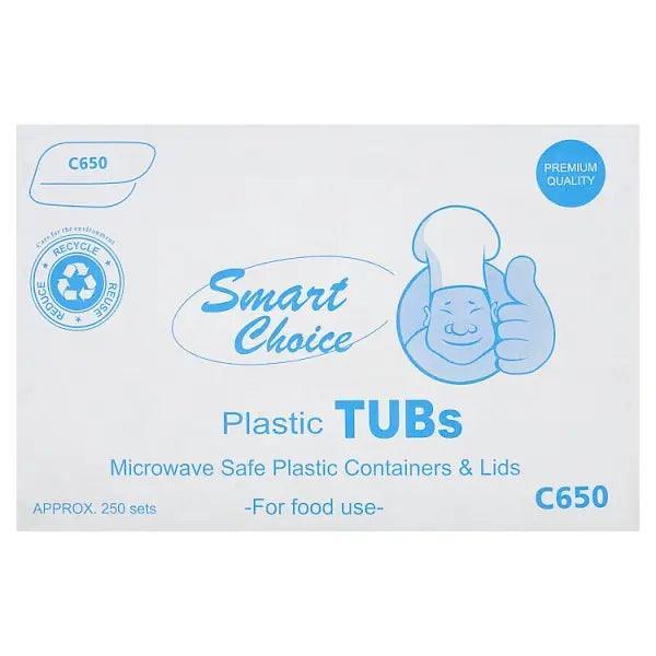Smart Choice C650 Plastic Tubs
