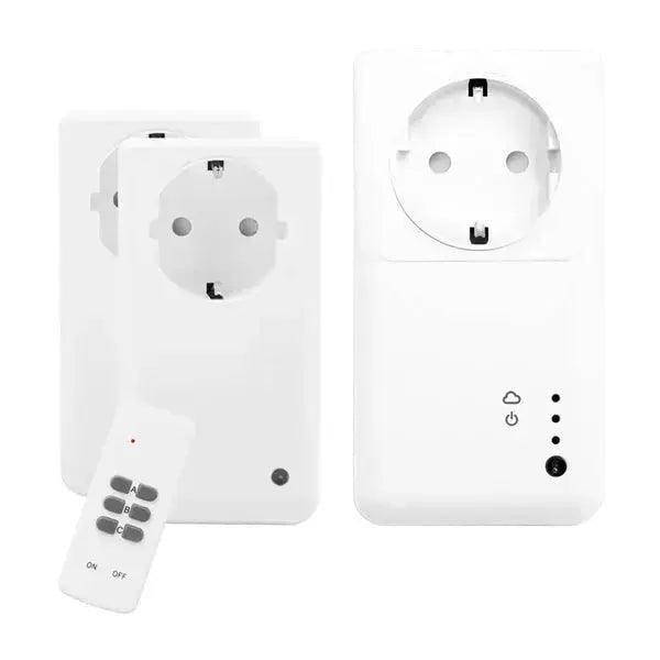 Smartwares SH5SETGW Intelligent WiFi Plug With Remote Control (Pack Of 3)