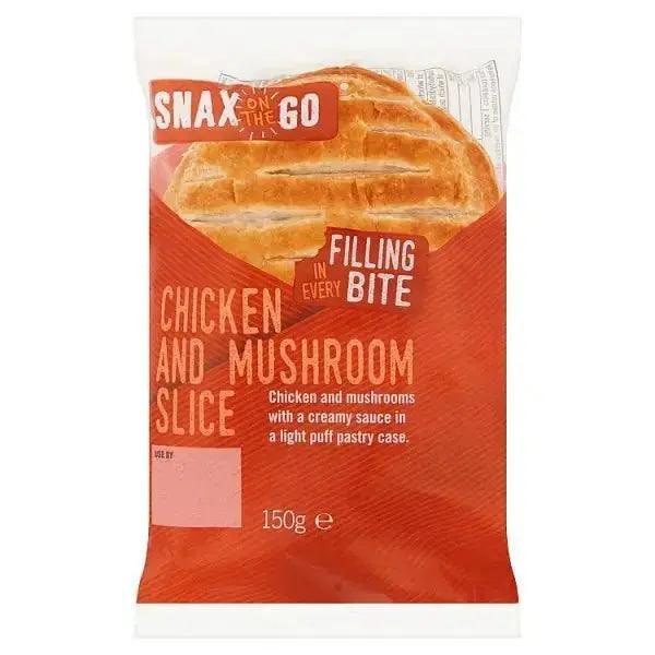 Snax on the Go Chicken and Mushroom Slice 150g (Case of 6)