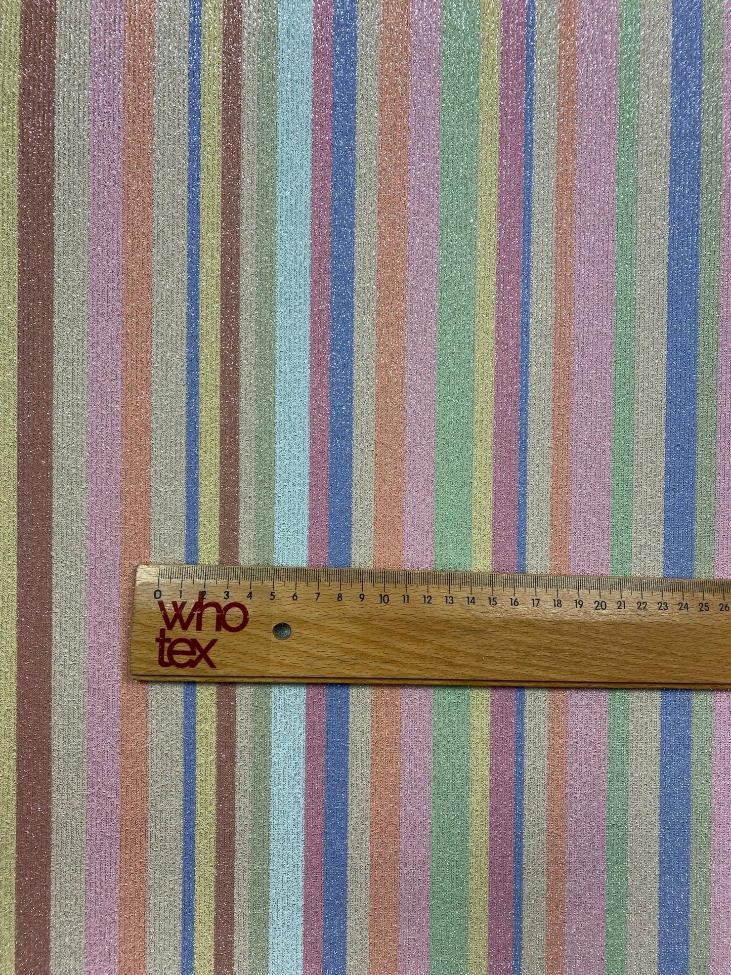 Soft Color Striped Shimmer Ottoman Fabric by the Metre