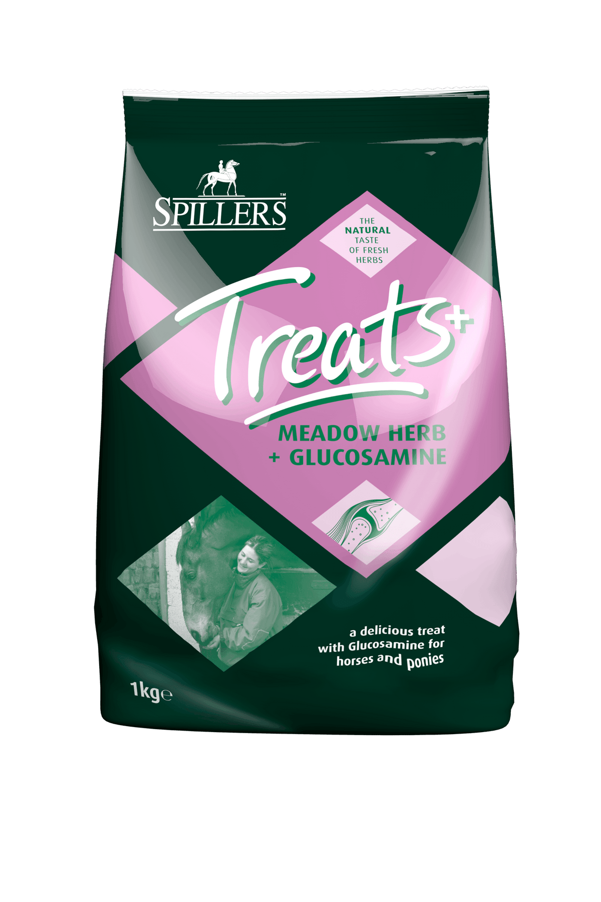 Spillers Treats Meadow Herb and Glucosamine 1kg - Case of 8