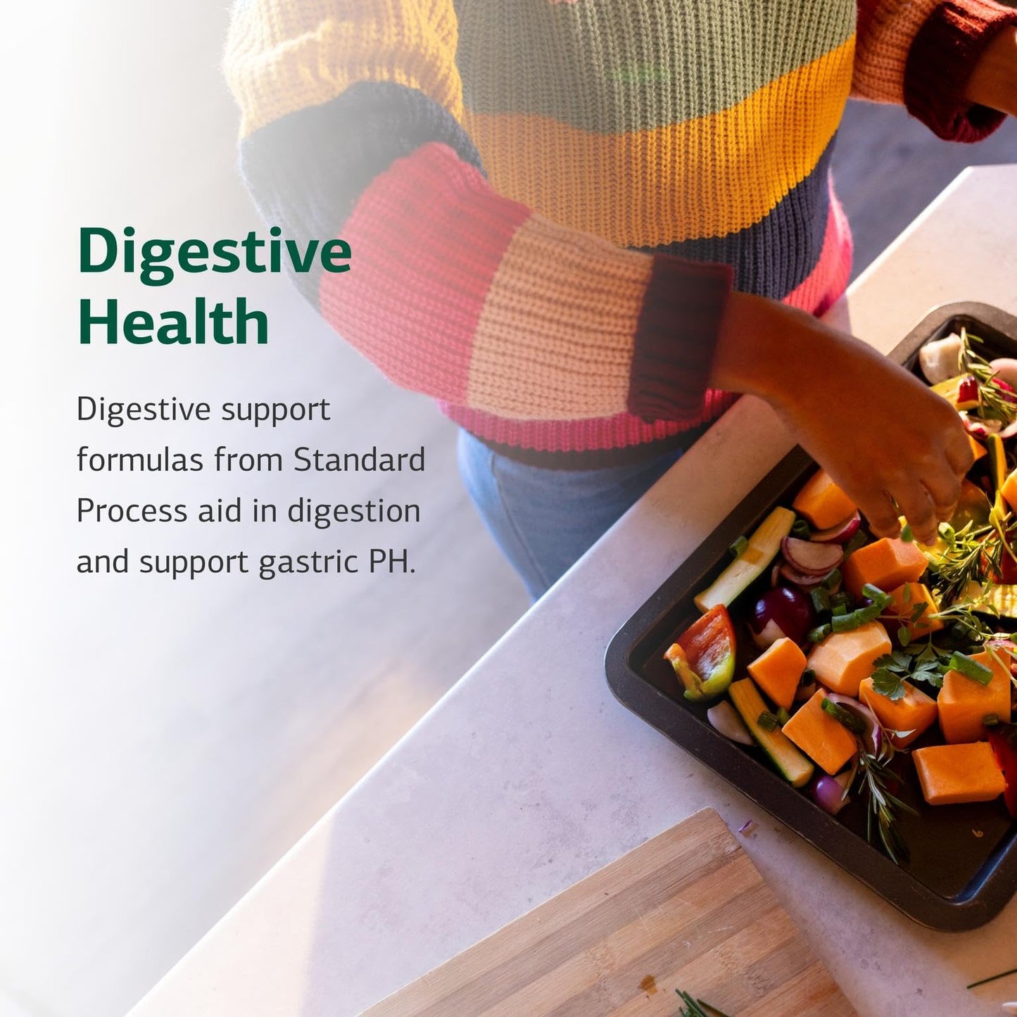 GI Stability – Gut Microbiome Health Prebiotic Supplement | Standard Process | 90 Wafers (45 Servings)