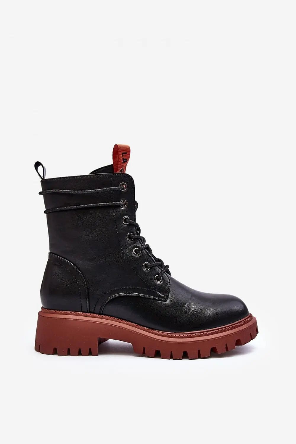 Step in style women's trapper shoes made of eco leather