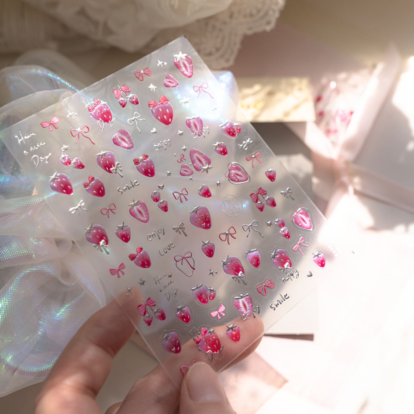 Hello Claws | Strawberry Nail Deco Sticker