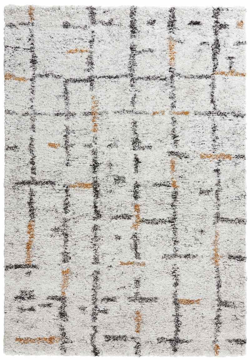 Deep-Pile Velour Rug Cream Colour