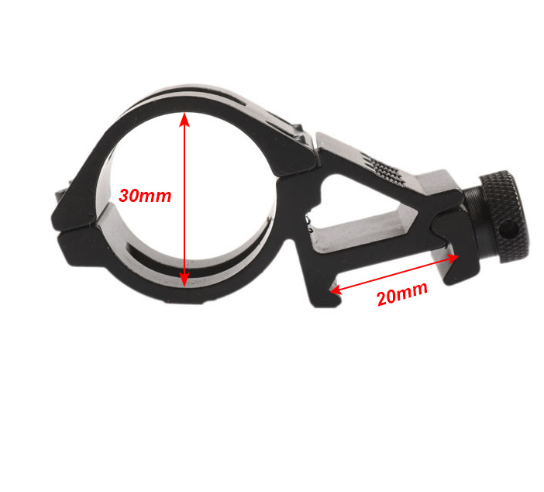 Tak Tak 30mm Ring Offset Side 45° Picatinny Rail Mount