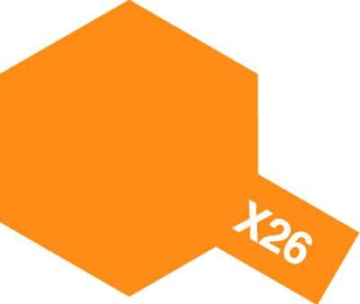 Tamiya Acrylic Paint Mini X-26 Clear Orange