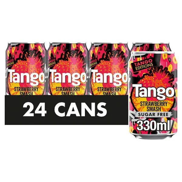 Tango Strawberry Smash Sugar Free Can 330ml (Case of 24)