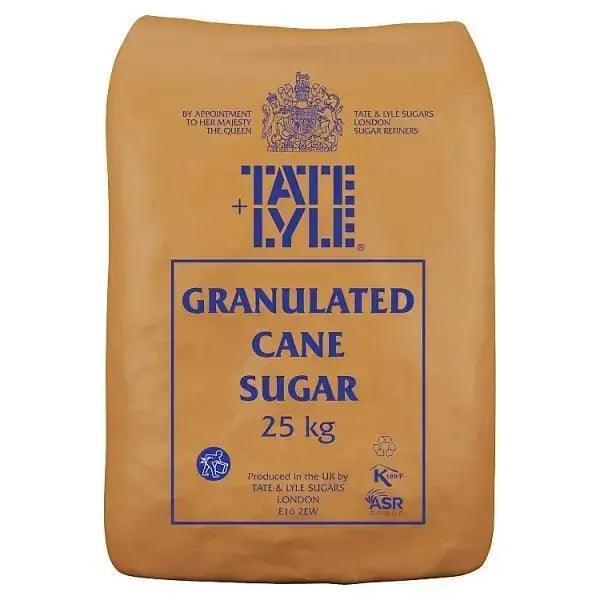 Tate & Lyle Granulated Cane Sugar 25kg