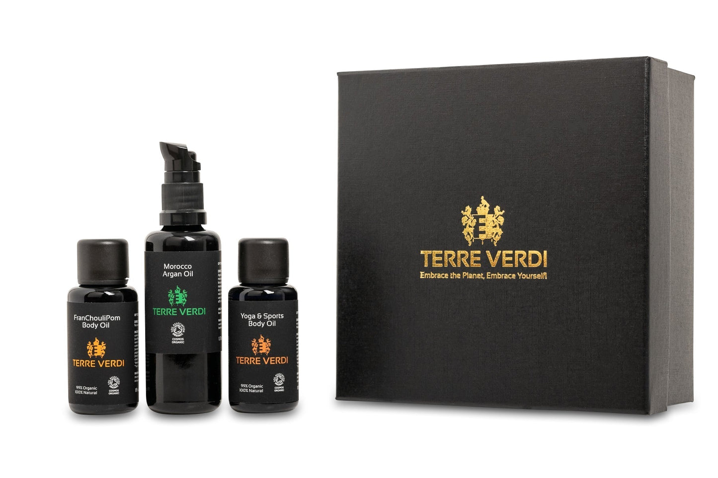 The Face & Body Oil Box – Organic Bodycare Gift Set