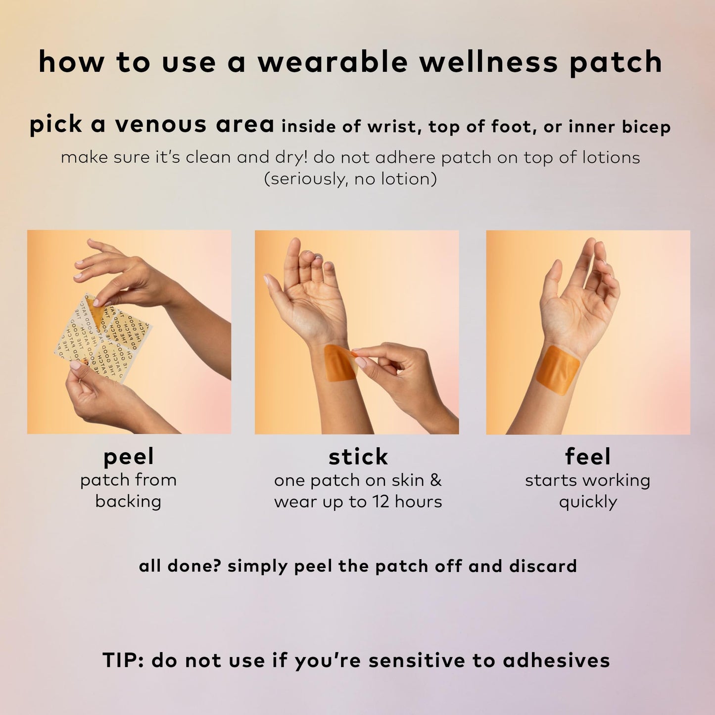 The Good Patch Rescue Recovery Patch — Plant-Powered Night-Out Wellness (16 Patches)