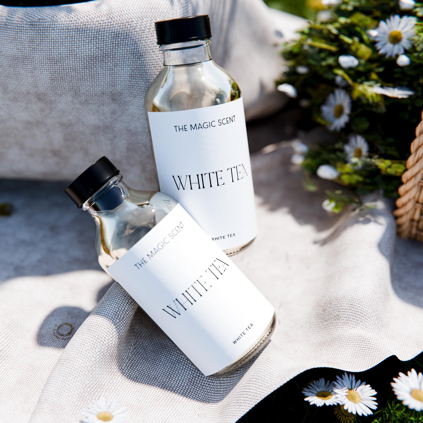The Magic Scent White Tea Diffuser Oil | Hotel & Home Luxury Scents | 500 mL (16.9 fl oz)