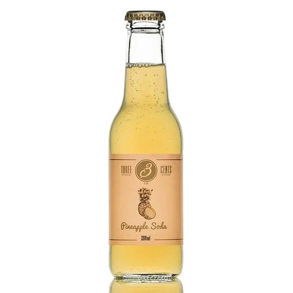 Three Cents Pineapple Soda 24 x 200ml