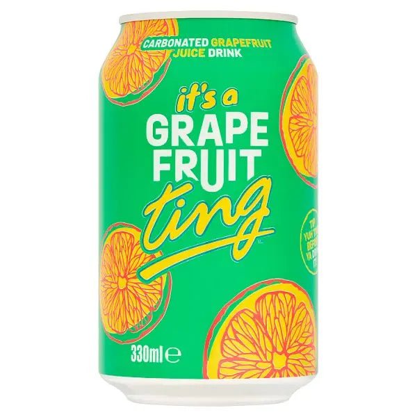 Ting Carbonated Grapefruit Juice Drink 330ml (Case of 24)