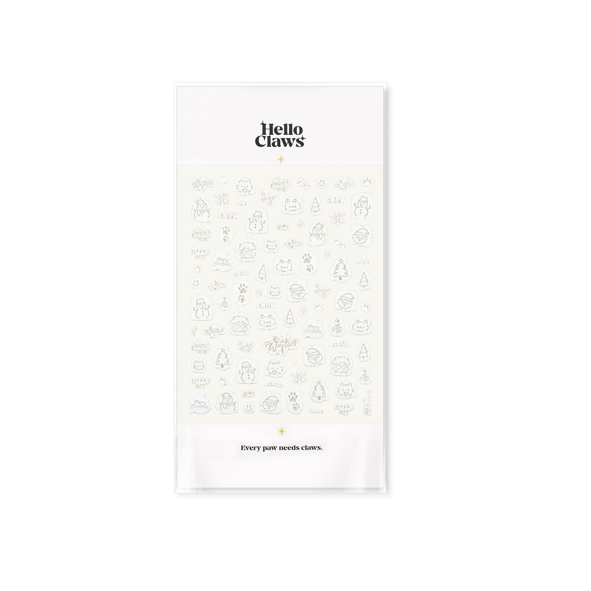 Hello Claws | Snow Nail Deco Sticker