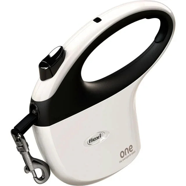 Flexi ONE The Avantgarde Leash S-L 5m White/Black