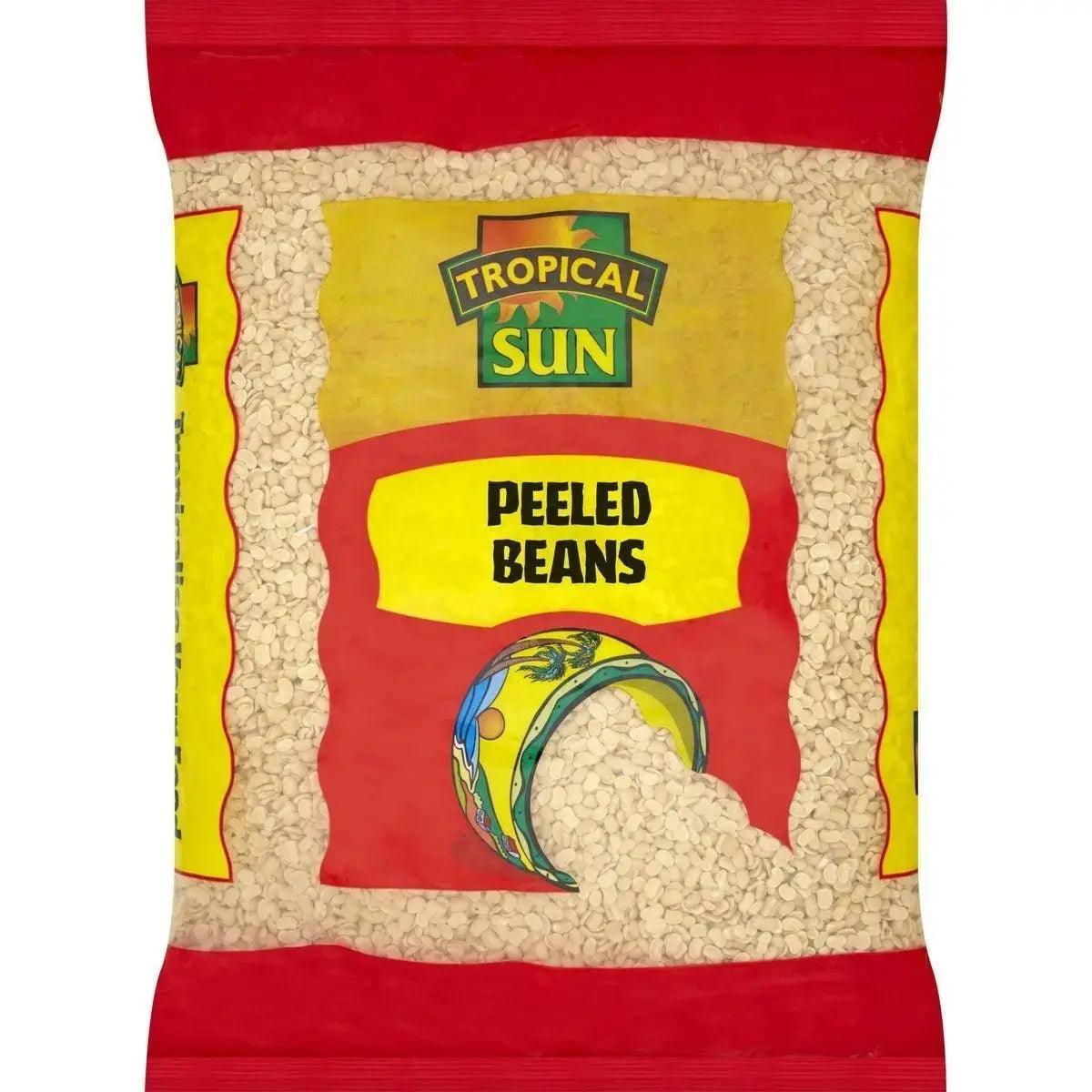 Tropical Sun Peeled Beans pre-peeled blackeye beans
