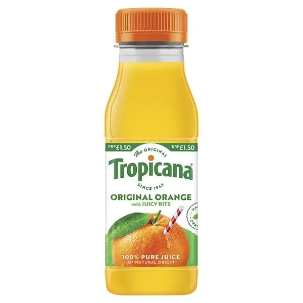 Tropicana Original Orange with Bits Fruit Juice 250ml (Case of 8)