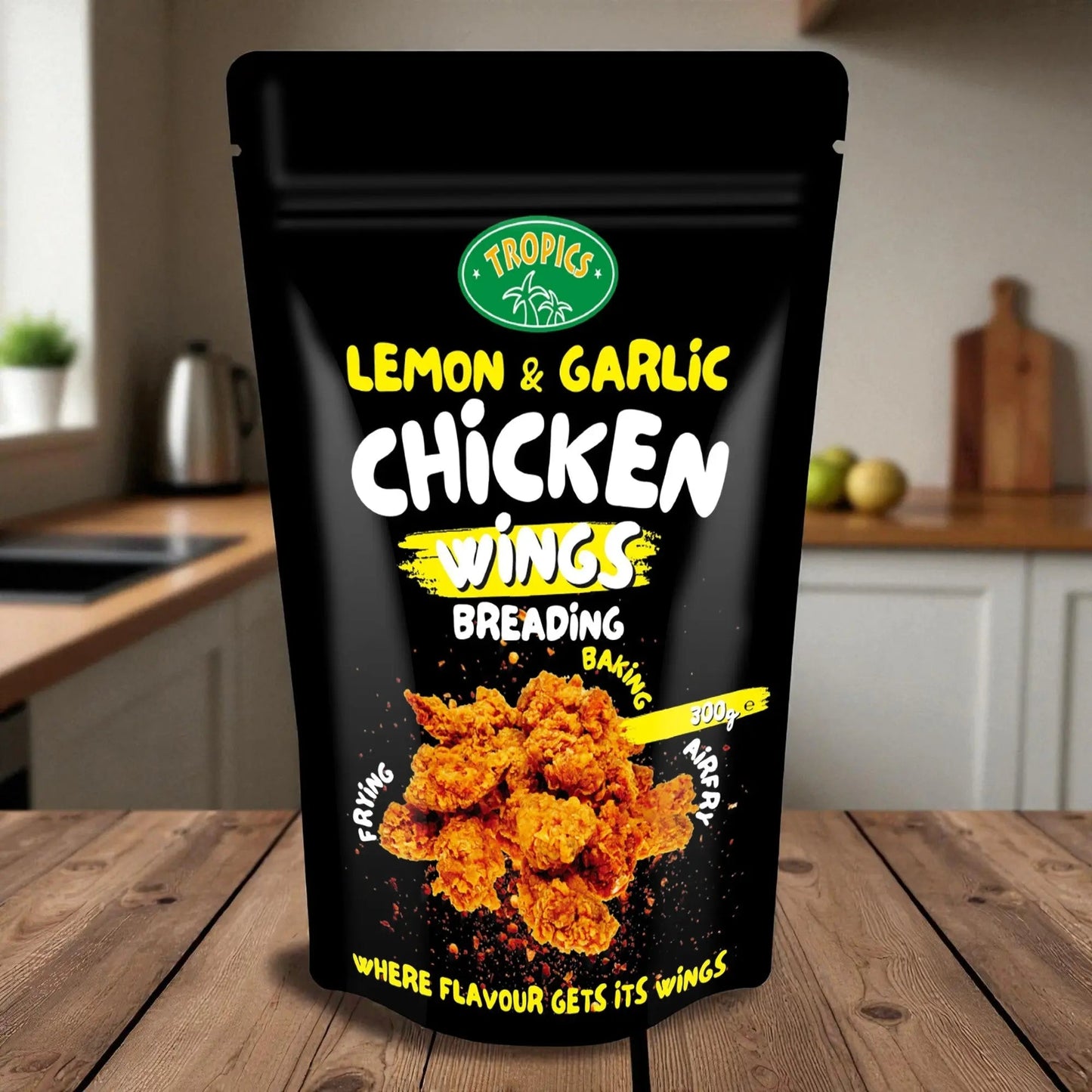 Tropics Lemon & Garlic Chicken Wings Breading 6 x 300g