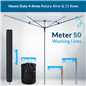 50M Rotary Airer Dryer Cover Metal Spike