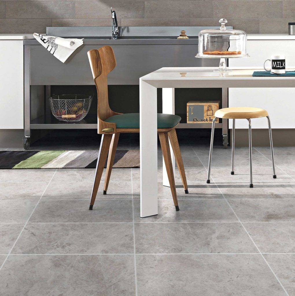 Tundra Gray Honed Marble Tiles 457x457x12mm