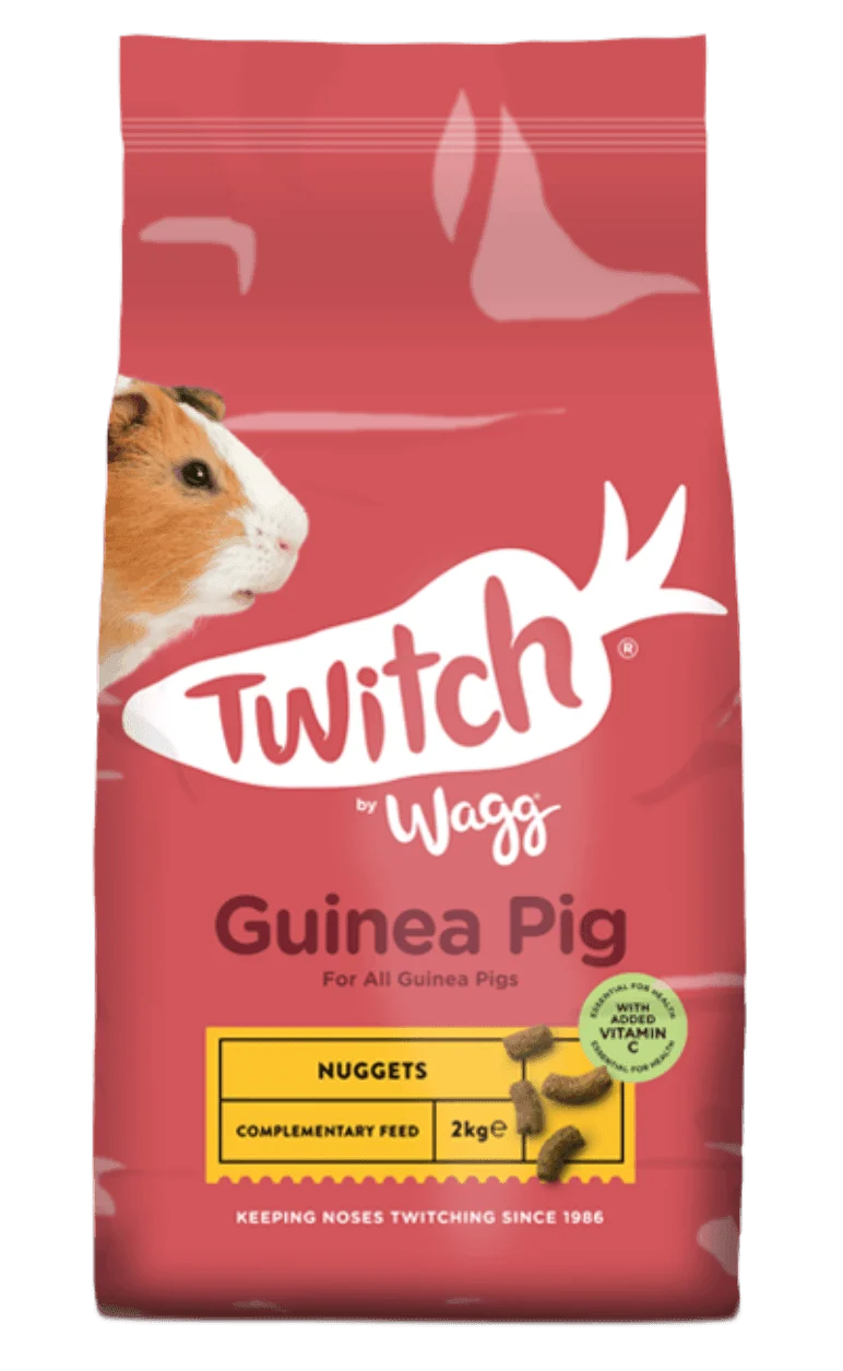 Twitch by Wagg Guinea Pig Nuggets 2kg - Case of 4