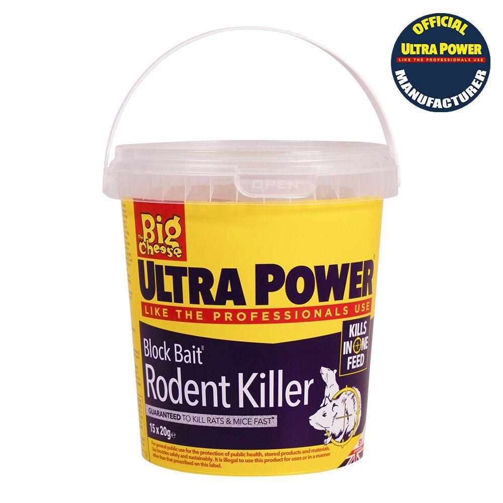 Big Cheese Ultra Power Block Bait2 Killer Station Refills 20g - Case of 15