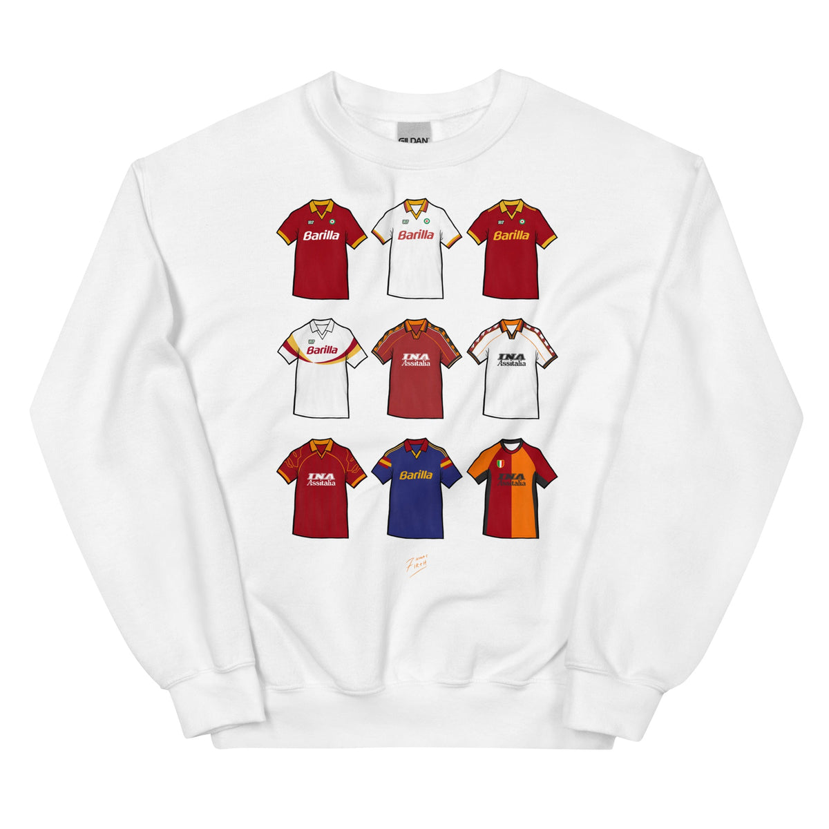 Roma Retro Themed Unisex Sweatshirt