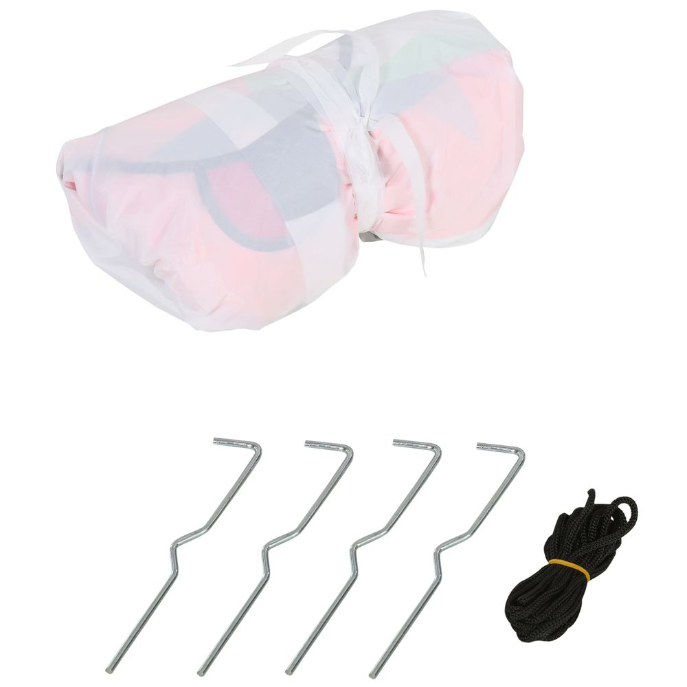 1.2m Witch Ghost Halloween Inflatable LED Pumpkin Lantern Weather-Resistant