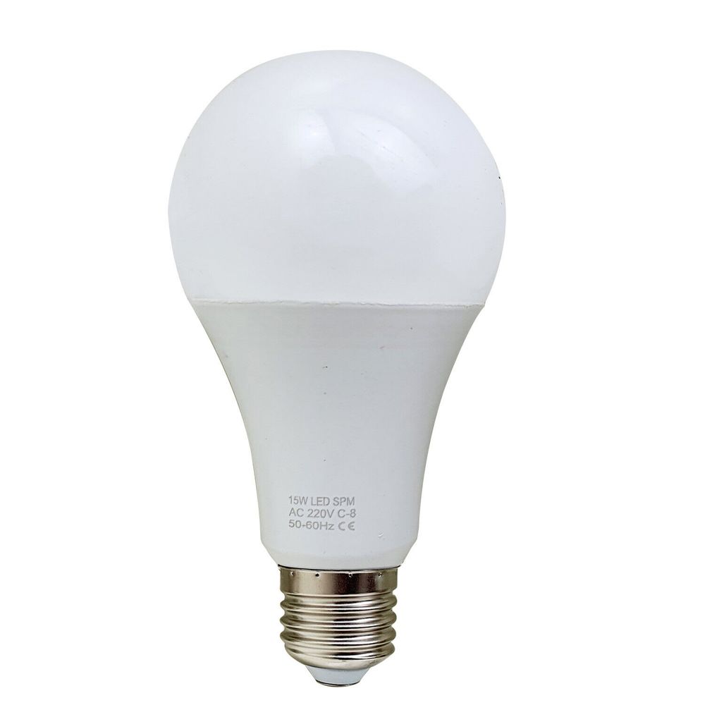 15W E27 Screw LED Light GLS bulbs, Energy Saving Edison Cool White 6000K non dimmable lights