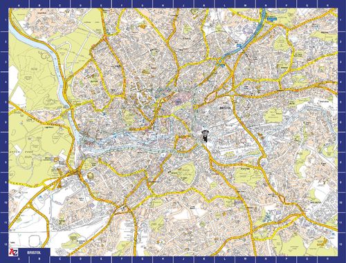 A to Z Map of Bristol 1000 Piece Jigsaw Puzzle