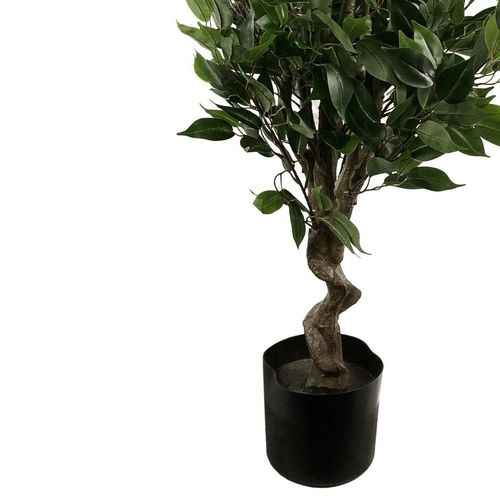 110cm Artificial Evergreen Ficus Tree Multicolour Planter