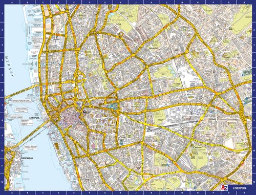 A to Z Map of Liverpool 1000 Piece Jigsaw Puzzle