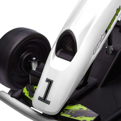HOMCOM 24V Electric Go Kart for Kids with Music, Horn Honking, Slow Start