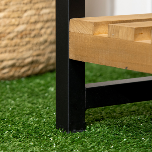 3 Tiered Plant Stand Rack with Hanging Hooks for Indoor Outdoor Decoration