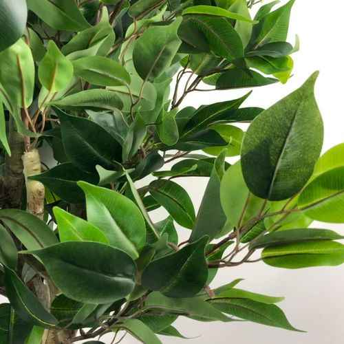 110cm Artificial Evergreen Ficus Tree Multicolour Planter
