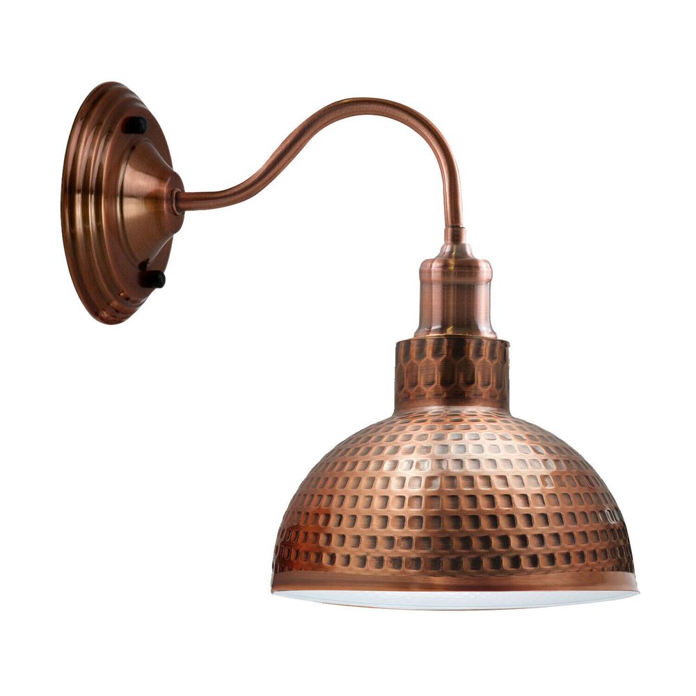Retro Copper Wall Lights & Lamps – Antique Brass & Copper Sconces ~3678