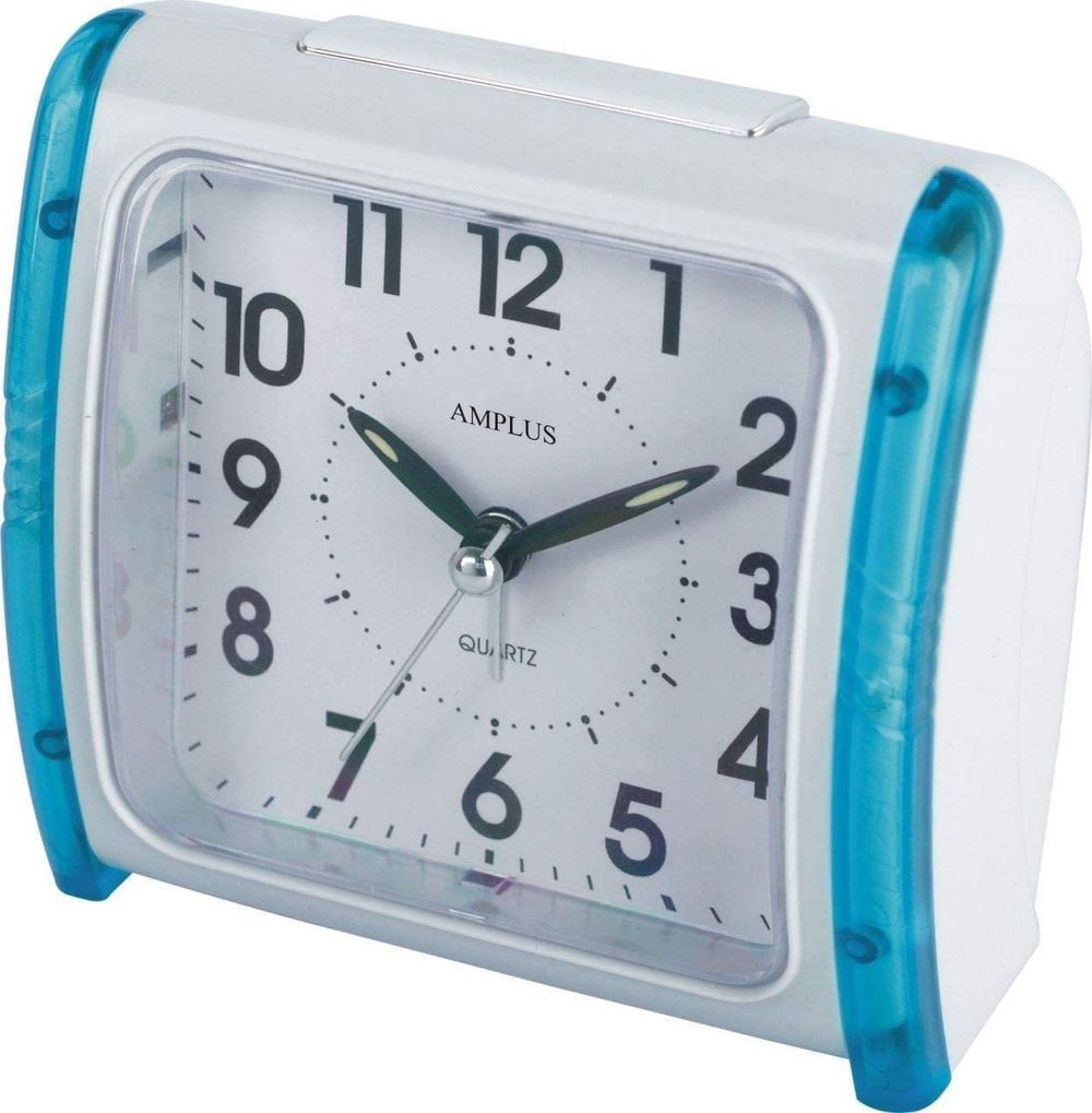 Amplus Silent Sweep Alarm Clock - Travel Size, LED Display - Best Quality
