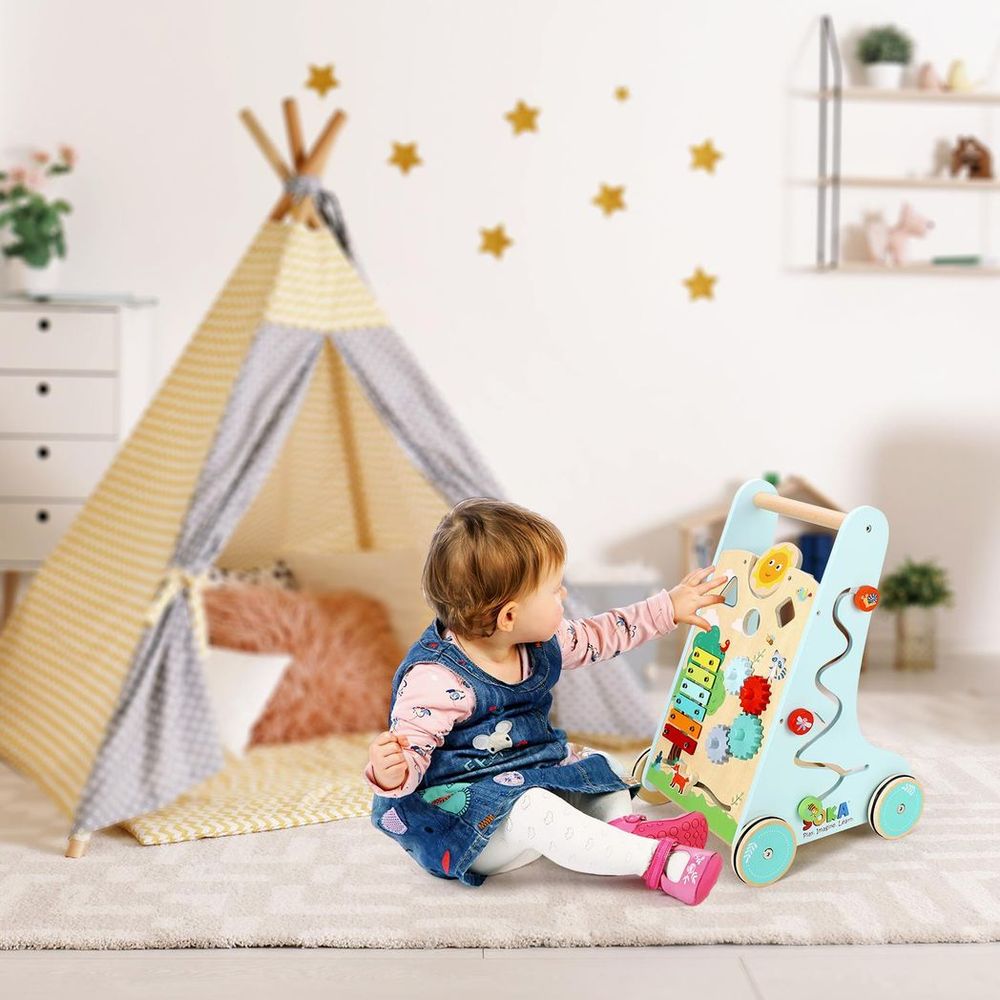 SOKA FOREST WALKER: Durable, Non-slip, 3 Blocks - Perfect for Little Wanderers!