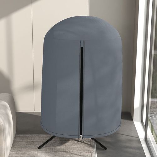 Outsunny Hanging Egg Chair Cover Garden Swing Chair Cover Waterproof, Grey