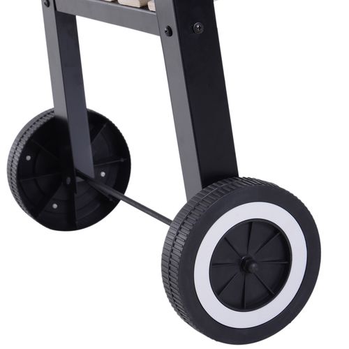 Outsunny Charcoal BBQ Grill, 87Lx45Wx83H cm-Black