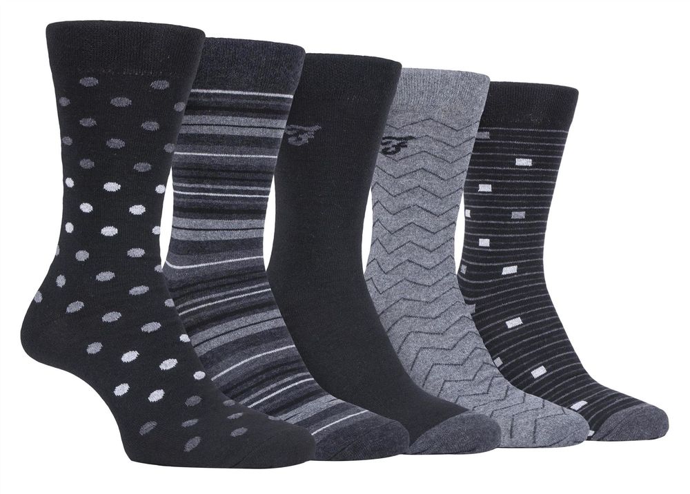 5 Pack Farah Classic Patterned Socks - FCS273